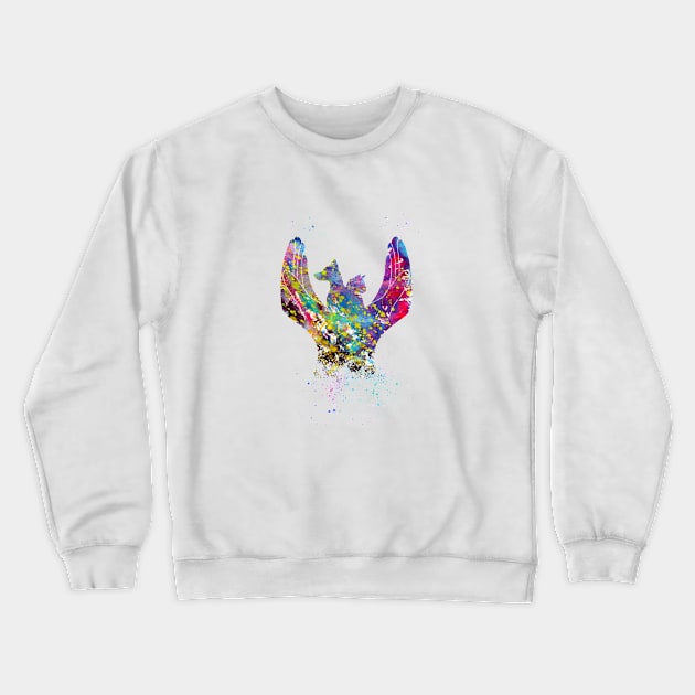 Pet Care Crewneck Sweatshirt by erzebeth